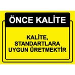 ZiPrinter Önce Kalite. Kalite, Standartlara Uygun Üretmektir Isg Uyarı Levhası Pvc A5 15X21 cm - 15 x 21 cm