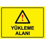 ZiPrinter Yükleme Alanı Isg Uyarı Levhası Pvc A4 21X30 cm - 21 x 30 cm