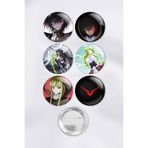ZipZap Code Geass Çanta Süsü Rozet İğneli Buton Rozet Seti (6 ADET)