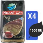 Ziraat Çay Gold 1000 gr x 4 Adet - 1 kg