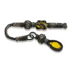 Zirkon Taşlı 1000 Ayar Gümüş Kazaziye Püskül