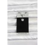 Zirkon Taşlı Kalp Model Göbek Piercing - Ebj260516w42326