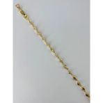 Zirkon Taşlı Pirinç Bileklikler 17+2 Cm - Kbl0384