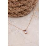 Zirkon Taşlı Rose Gümüş Halhal 325