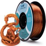ZIRO Glitter PLA Filament 1.75mm, Twinkling 3D Yazıcı Filament PLA 1KG (2.2lbs), Boyutsal Doğruluk +/- 0.03mm, Pırıltılı Karamel