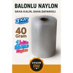 zirve bant Kalın Balonlu Naylon 1.Sınıf Balonlu Poşet Patpat Havalı Naylon Ambalaj Pat Pat - 50cm X 10metre