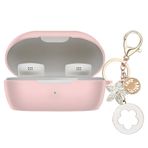 Ziseyoru Bose New QuietComfort Kulaklıklar ile Uyumlu Kılıf Kapağı, Yumuşak Silikon Koruyucu Kılıf, Bling Anahtarlık Aksesuarları, Kadınlar Kız Çocukları için (Pembe)