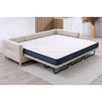 Zish Home Ecorelax Özel Yıkanabilir Kılıflı 10 cm 24 Dns Orta Sünger Hassaslığı Kanepe, Koltuk, Yatak Pedi & Şiltesi Topper - 120 x 200 cm