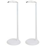 ZITA ELEMENT 2'li ayarlanabilir oyuncak bebek standı, 35 – 46 cm oyuncak bebekler için destek, 14 – 18 inç inç kız bebek – beyaz oyuncak bebek kıyafet sergileme standı model tutucu