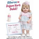 Ziventa 55 cm Sesli Oyuncak Et Bebek Orta Yumuşak Gövdeli Biberonlu Ağlama & Öksürme Sesli Kıyafetli Bebek - Çok Renkli