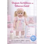 Ziventa 55 cm Sesli Oyuncak Et Bebek Orta Yumuşak Gövdeli Biberonlu Ağlama & Öksürme Sesli Kıyafetli Bebek - Karışık Renk