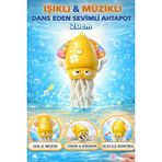 Ziventa Dansçı Kali Oyuncak Oltalı Ahtapot Sesli Işıklı Müzikli Dans Eden Şarjlı Emeklemeye Yardımcı - Sarı