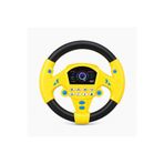 ZİVENTA Sarı-Siyah Vantuzlu Oyuncak Direksiyon 360° Dönüşlü Sesli Çocuk Direksiyonu Eğitici Oyuncak