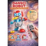 Ziventa Uzaktan Kumandalı Dans Eden Dansçı Akıllı Robot Işıklı Müzikli Disk Atan Programlanabilir Oyuncak - Turuncu