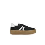 Ziya 1431000Z6640 Hakiki Deri Siyah Kadın Sneaker