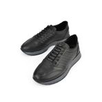 Ziya 143423Z65 Hakiki Deri Siyah Erkek Sneaker