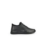 Ziya 143423Z69_000 Hakiki Deri Siyah Erkek Sneaker