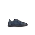 Ziya 143983Z060 Hakiki Deri Lacivert Erkek Sneaker