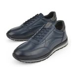 Ziya 1511002Z415 Lacivert Hakiki Deri Erkek Sneaker Ayakkabı