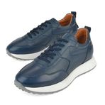 Ziya 1511026Z280 Lacivert Hakiki Deri Erkek Sneaker Ayakkabı