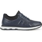 Ziya, Erkek Hakiki Deri Sneaker 1531037Z2411 Lacivert