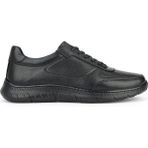 Ziya, Erkek Hakiki Deri Sneaker 153423Z92 Siyah