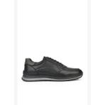 Ziya, Erkek Hakiki Deri Sneaker 1611002Z415 Siyah