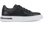 Ziya, Erkek Hakiki Deri Sneaker 1611026Z011 Siyah