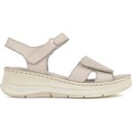 Ziya, Kadın Hakiki Deri Konfor Sandalet 1611051Z7110 Silver