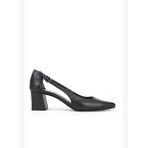 Ziya, Kadın Hakiki Deri Topuklu Ayakkabı 1611030Z383 Siyah
