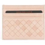 Ziya, Unisex Hakiki Deri Kartlık 1539852Z05 Pudra