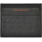 Ziya, Unisex Hakiki Deri Kartlık 1539852Z05 Siyah