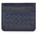 Ziya, Unisex Hakiki Deri Kartlık 1539852Z06 Lacivert