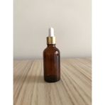Ziylan 5cc,kahverengi Cam Şişe+ Sarı Kapak,beyaz Emzik,ecza ŞİŞESİ,100 Adet