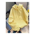 ZİYMO Kapüşonlu Sweatshirt Büyük Beden Rahat Kesim Sweat