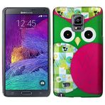 Zizo Samsung Galaxy Note Edge için Kauçuklanmış Tasarım Sert Çıtçıtlı Kılıf - Perakende Ambalaj - Baykuş