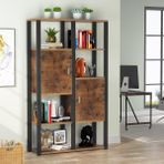 Zizuva 160x90x30 cm Modern Tasarım Ceviz Kitaplık ve Raf Sistemi