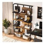Zizuva Modern 5 Raflı Kitaplık-Açık Raf Ünitesi