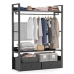 Zizuva Tasarım 180x120x40 cm Siyah Açık Elbise Düzenleyici