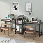 Zizuva Tasarım İki Bölmeli Çalışma Masası Ceviz