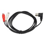 ZJchao DIN 5 Pin - Kablosu, 1,5 M 5-Pin DIN Erkek Fiş - AV ekipmanı Stereo Sistemleri Için 2- Dişi Ses Adaptör Kablosu, DIN 5PIN - Y Ayırıcı Kablo