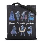 ZJXHPO Acotar Tote Bag You Do Not Verim Yeniden Kullanılabilir Bakkal Alışveriş Çantası Sarah J Maas Omuz Çantası Kitap Lover Hediye, Bl Verim Tote, Medium