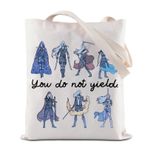 ZJXHPO Acotar Tote Bag You Do Not Verim Yeniden Kullanılabilir Bakkal Alışveriş Çantası Sarah J Maas Omuz Çantası Kitap Lover Hediye, Verim Tote, Medium