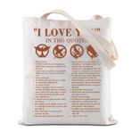 ZJXHPO Dördüncü Kanat Eşyaları Dragon Rider Tote Çanta Kitap Kurdu Yeniden Kullanılabilir Bakkal Alışveriş Çantası, Seni Seviyorum Qute Tote, Medium
