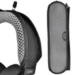 ZLiT Sony WH-1000XM5, JBL Tune, JBL Live kulaklık için kafa bandı kılıfı (gri, pamuk)