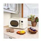 ZLN1245 | Retro Mikrodalga Fırın | 700W | 20L | 6 Kademeli | Buz Çözme | Otomatik Pişirme - Beyaz