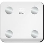 Zln9006 Dijital Banyo Tartısı Dijital Baskül Yağ Su Kas Vücut Kitle Endeksi Kilo Ölçer Tartı beyaz