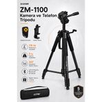 Zm-1100 Profesyonel Telefon/kamera Tripodu-360 Dönebilen Telefon Tutucu Ve Bluetooth Kumanda 178cm Maksimum Yükseklik