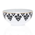 Zm Decor İkat Siyah, Dubai, Kase, 13 cm