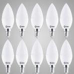 Zmr 120/B.30 12’li 7W Buji LED Ampul 3000K Günışığı E14 Duy Enerji Tasarruflu ve Uzun Ömürlü Aydınlatma - Beyaz - 1 - 10 W